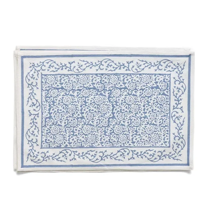 Pomegranate Tapestry Blue Placemat