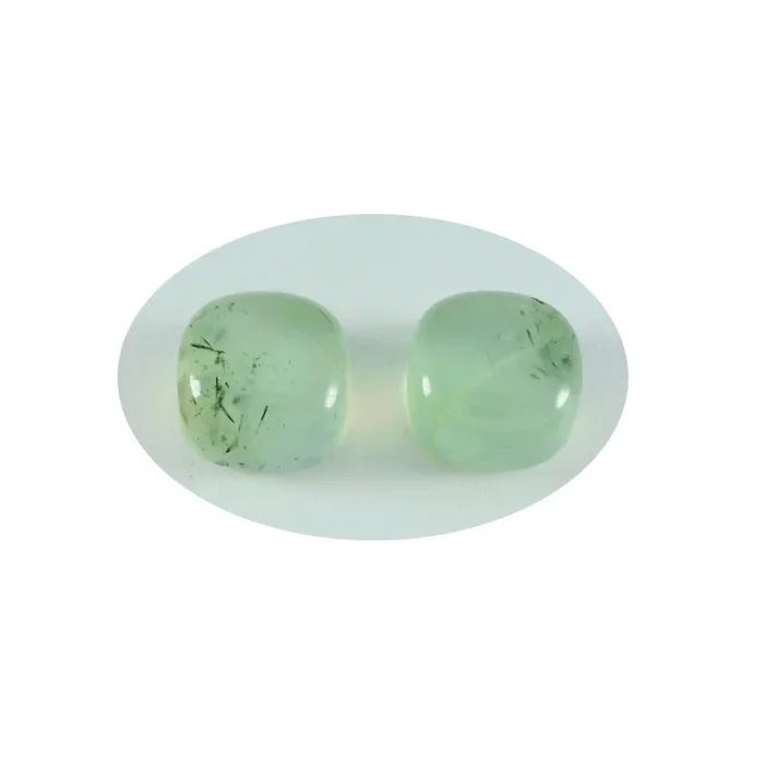 Prehnite 10PC Tiny 5×5 MM Cushion Cabochon Green Genuine semi Precious Loose Gems
