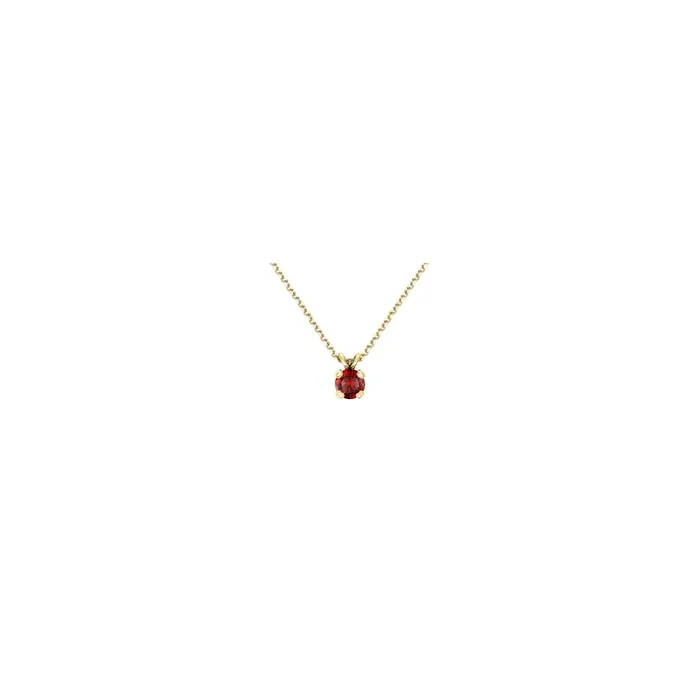 Présage necklace in yellow gold and ruby | LEPAGE