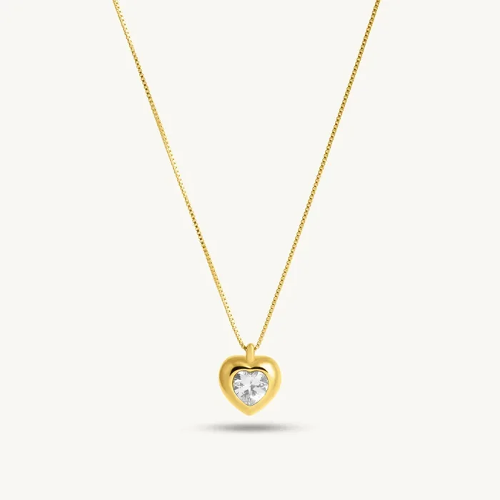 Protective Heart Pendant Necklace