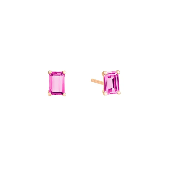 Puces Ginette NY Cocktail in pink gold and pink topaz | Lepage