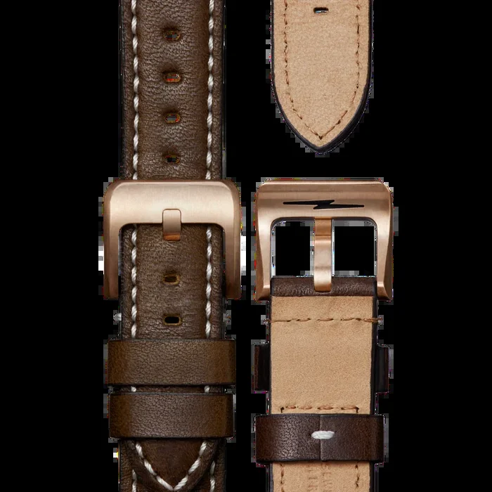QR Strap: 20/18 Smooth Essex, CN, TT Classic, BrBrz – Deep Brown