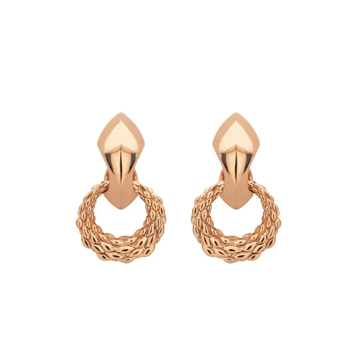 Quest Drop Earring – 18K Rose Gold Vermeil