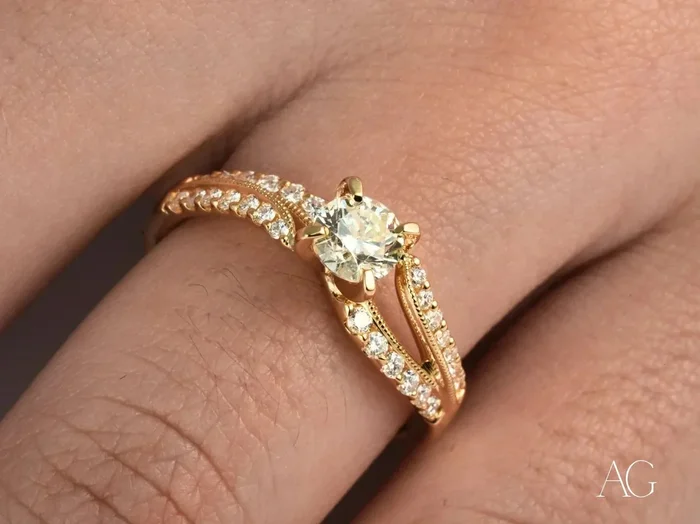 Radiant Vow Engagement Ring