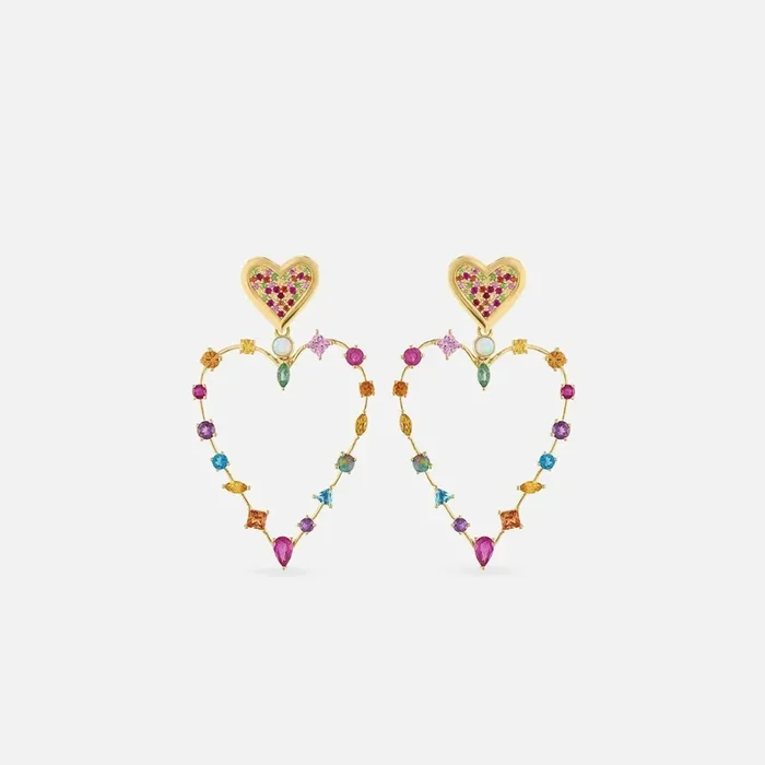Rainbow Love Transformer Earrings