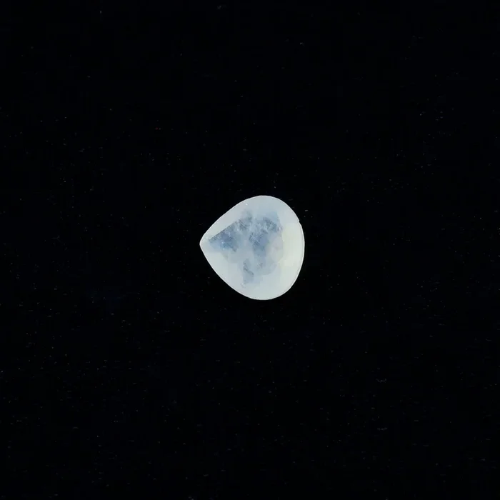 Rainbow Moonstone 1PC Small 7×7 MM Heart Faceted White Splendid Semi Precious Loose Gemstone