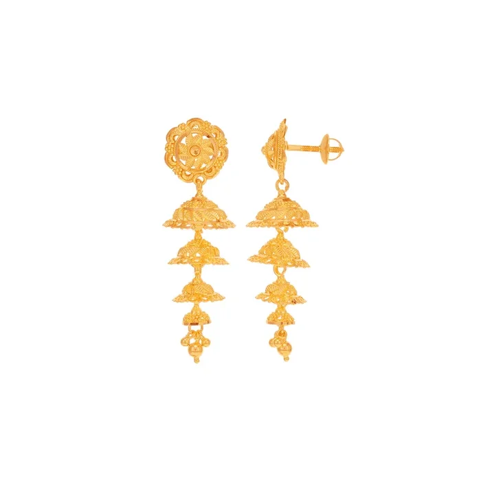 Ravishing Jhumkha in 22K Gold