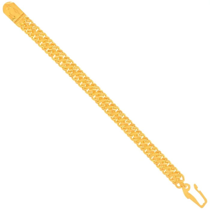 Ravishing Link Bracelet in 22K Gold