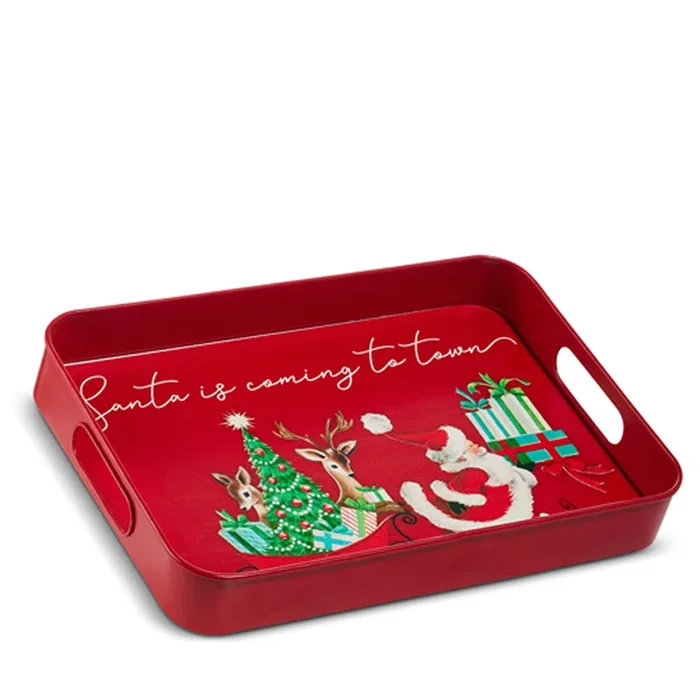 Raz Imports 15″ The Magic of Christmas Tray