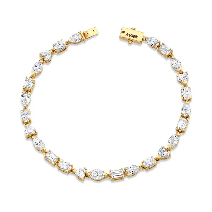 READY TO SHIP MIXED DIAMOND TENNIS BRACELET CLASSIC