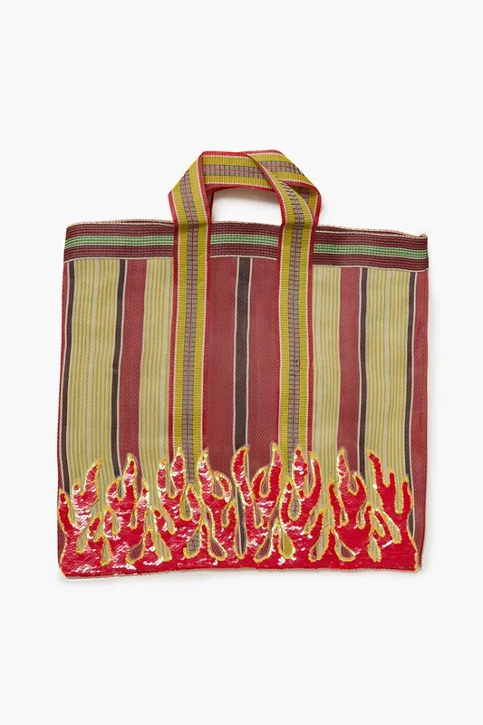 Recycled Market Bag Flame
