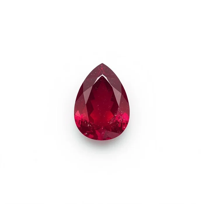 Red Jade 10PC Tiny 3×5 MM Pear Faceted Red Natural Semi Precious Loose Gemstone