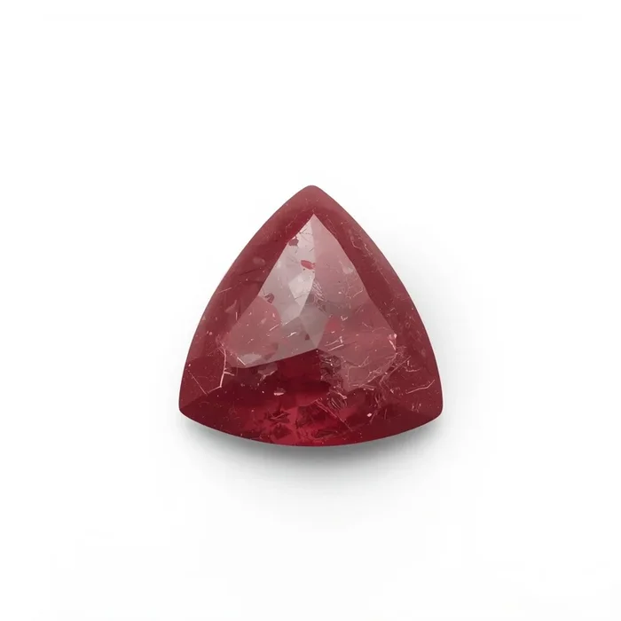 Red Jade 10PC Tiny 4×4 MM Triangle Cabochon Red High-Quality semi Precious Precious Gemstone
