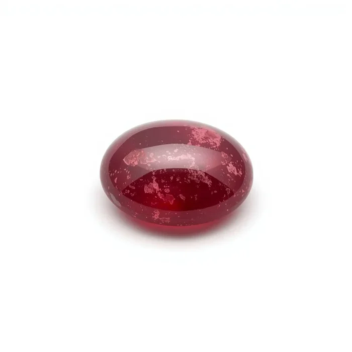 Red Jade 10PC Tiny 4×6 MM Oval Cabochon Red Genuine semi Precious Loose Gems