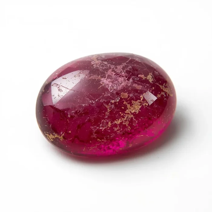 Red Jade 1PC Large 10×12 MM Oval Cabochon Red Lustrous semi Precious Semi Precious Gemstone