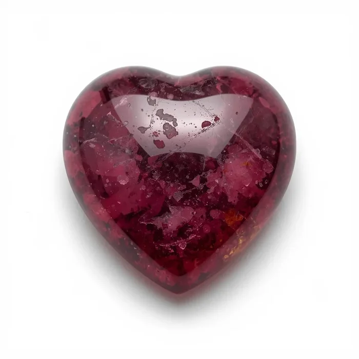 Red Jade 1PC Large 11×11 MM Heart Cabochon Red Genuine semi Precious Precious Gemstone