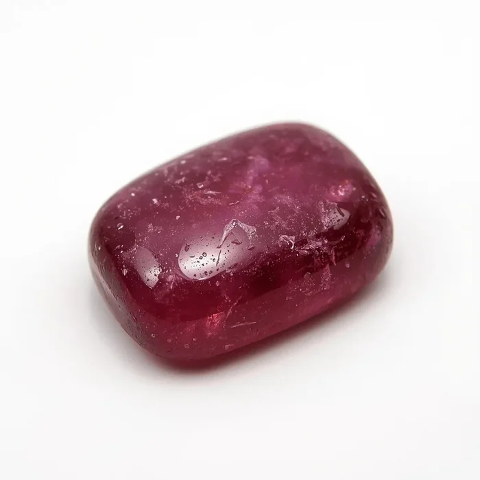 Red Jade 1PC Medium 8×10 MM Emerald Cabochon Red Superior semi Precious Semi Precious Gemstone