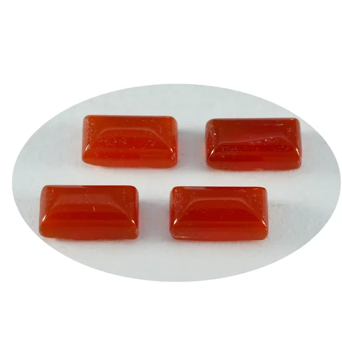 Red Onyx 1PC Large 8×16 MM Baguette Cabochon Red Splendid semi Precious Gems
