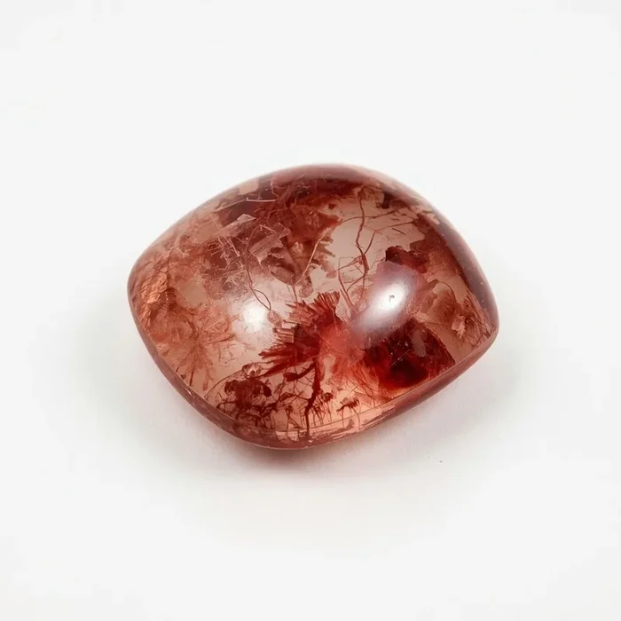 Red Strawberry Quartz 1PC Large 10×10 MM Square Cabochon Red Natural semi Precious Loose Gemstone