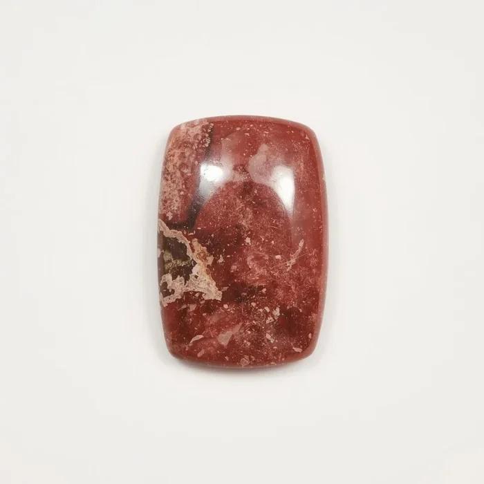 Red Strawberry Quartz 1PC Large 10×12 MM Emerald Cabochon Red High-Quality semi Precious Precious Gemstone