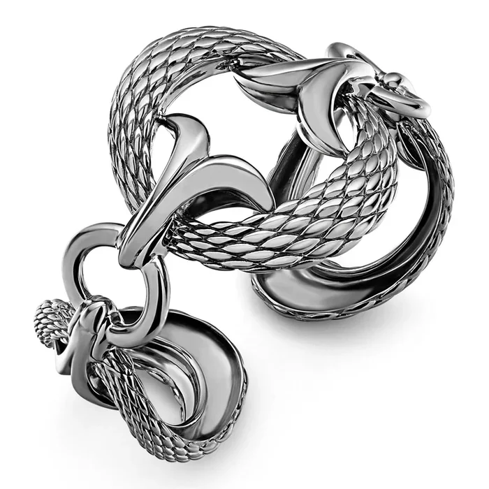 Rendezvous Cuff 45mm – Black Ruthenium Vermeil