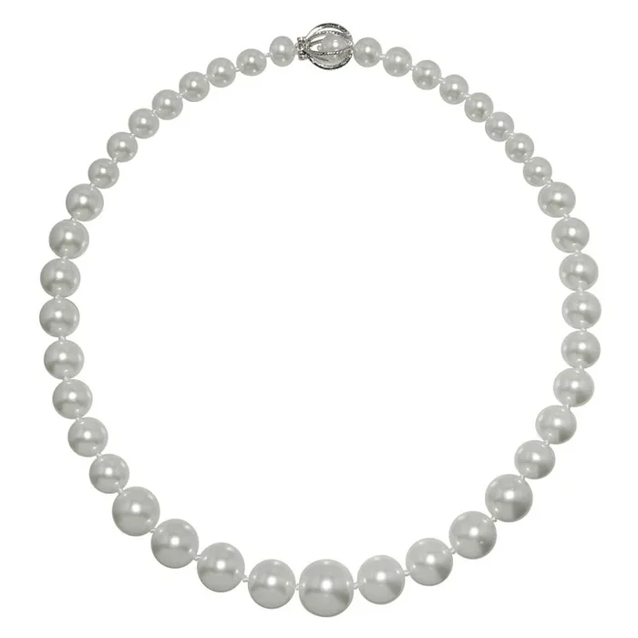 Rhodium Plated 925 Sterling Silver Pearl Pendant Necklace – STP00929