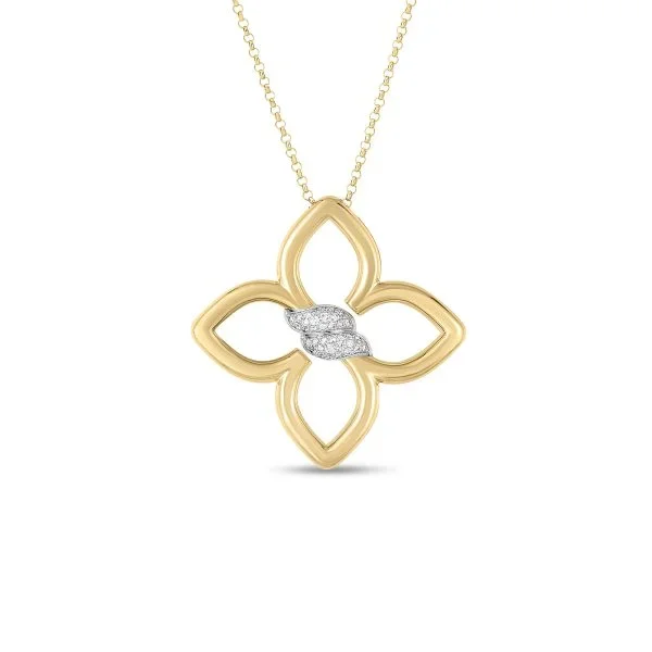 Roberto Coin Cialoma 18K Yellow Gold Diamond Necklace