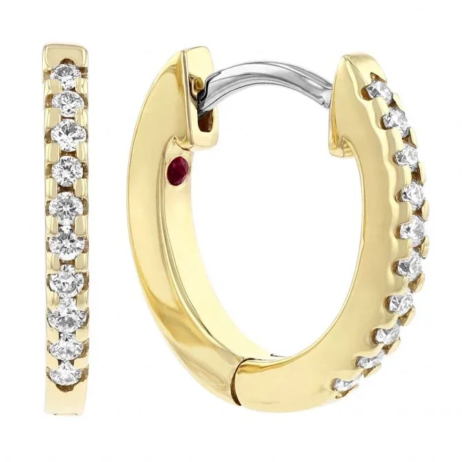 ROBERTO COIN PERFECT DIAMOND HOOP