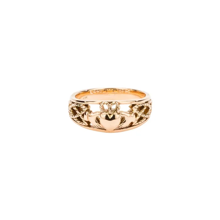Rose Gold Small Claddagh Ring – Custom Order