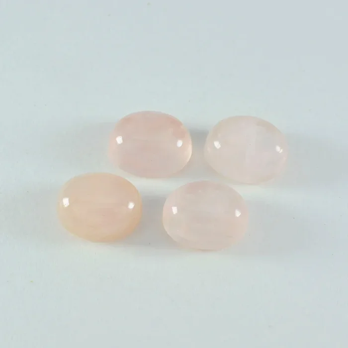 Rose Quartz 1PC Large 10×12 MM Oval Cabochon Pink Genuine semi Precious Loose Gems
