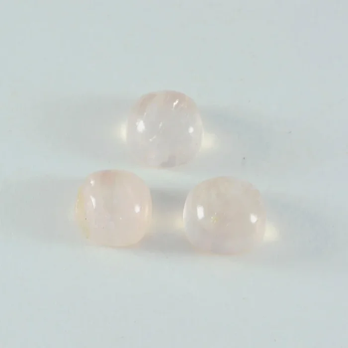Rose Quartz 1PC Small 7×7 MM Cushion Cabochon Pink Genuine semi Precious Loose Gemstones