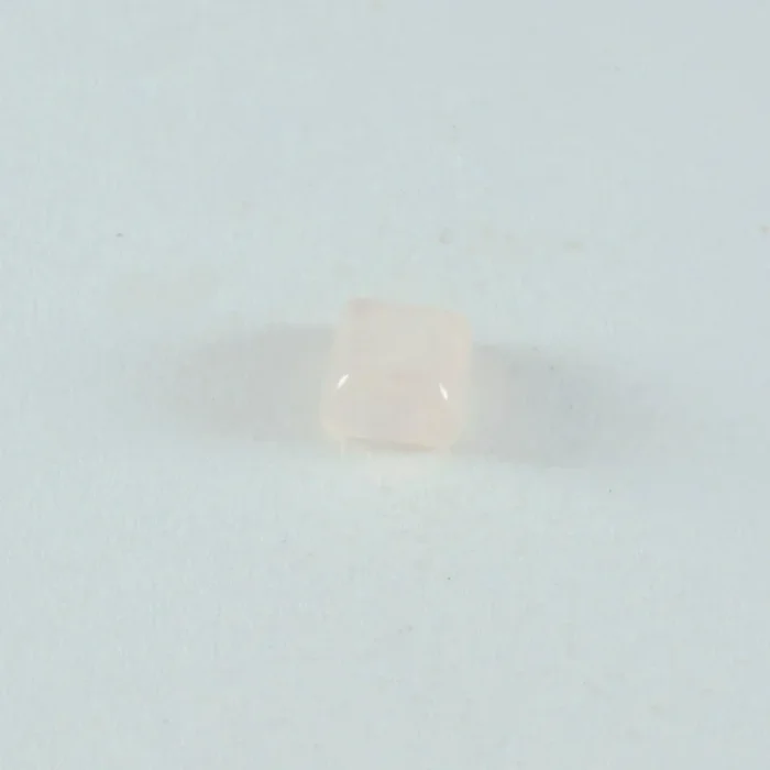 Rose Quartz 1PC Small 8×8 MM Square Cabochon Pink Polished semi Precious Loose Gemstones