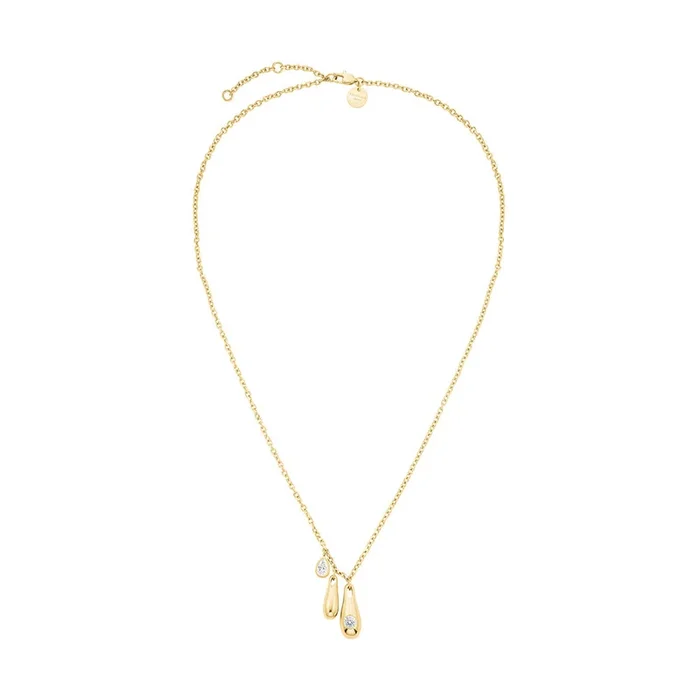Rosefield Bold Solitary Charms Gold Necklace