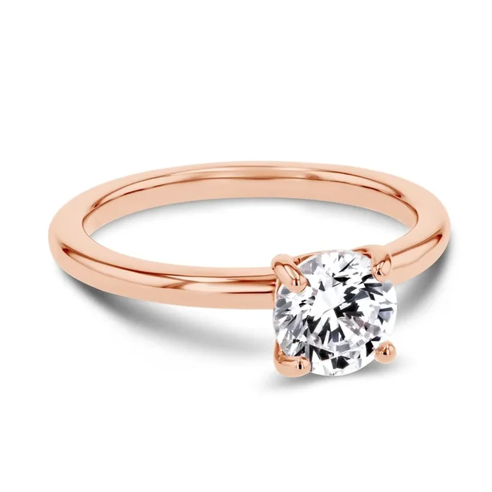 Rosey Lab Grown Diamond Flowering Solitaire Engagement Ring