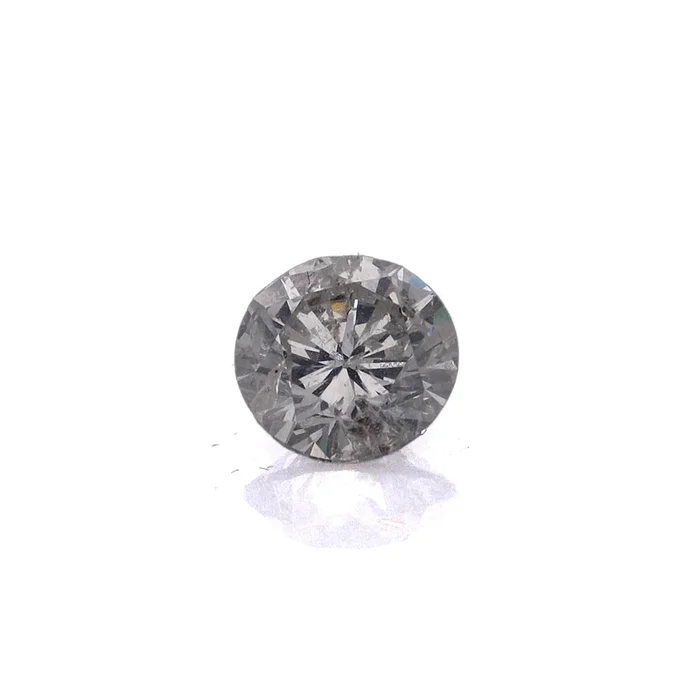 Round 2.50ct JI2 Chipped Diamond Culet