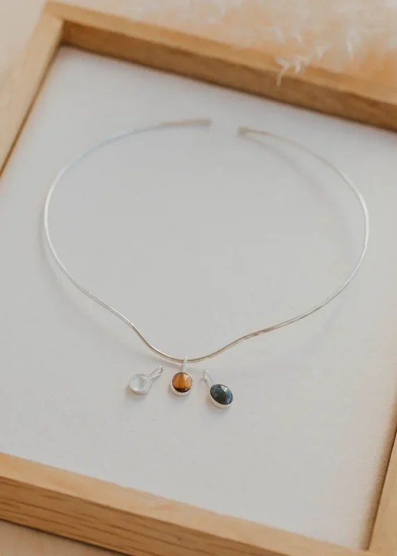 Rowan Neck Cuff Set – Silver