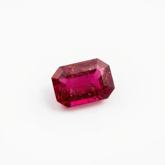 Ruby (GF) 10PC Tiny 2.5×5 MM Baguette Faceted Pink Luster Precious Loose Gemstones