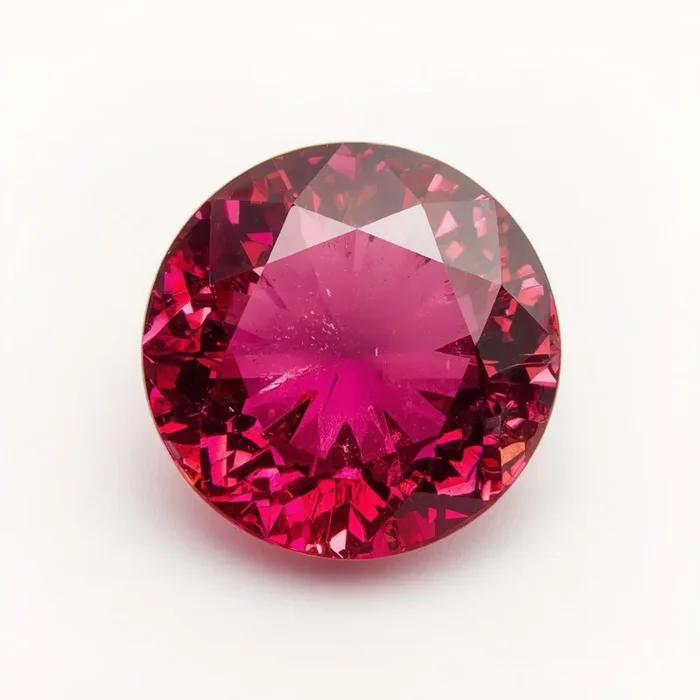Ruby (GF) 1PC Chunky 13×13 MM Round Faceted Pink Natural Precious Loose Gemstone