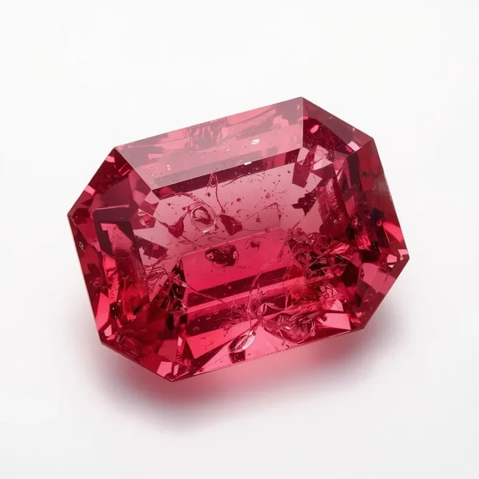 Ruby (GF) 1PC Chunky 15×20 MM Emerald Faceted Pink Fiery Precious Gems