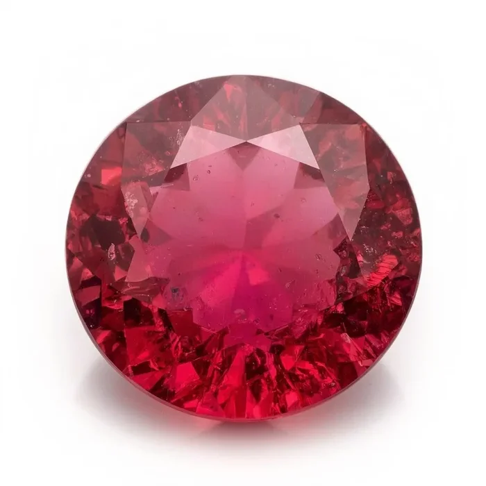 Ruby (GF) 1PC Chunky 16×16 MM Round Faceted Pink Pure Precious Loose Gems