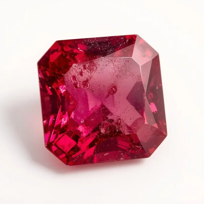 Ruby (GF) 1PC Chunky 16×16 MM Square Faceted Pink Pure Precious Loose Gems