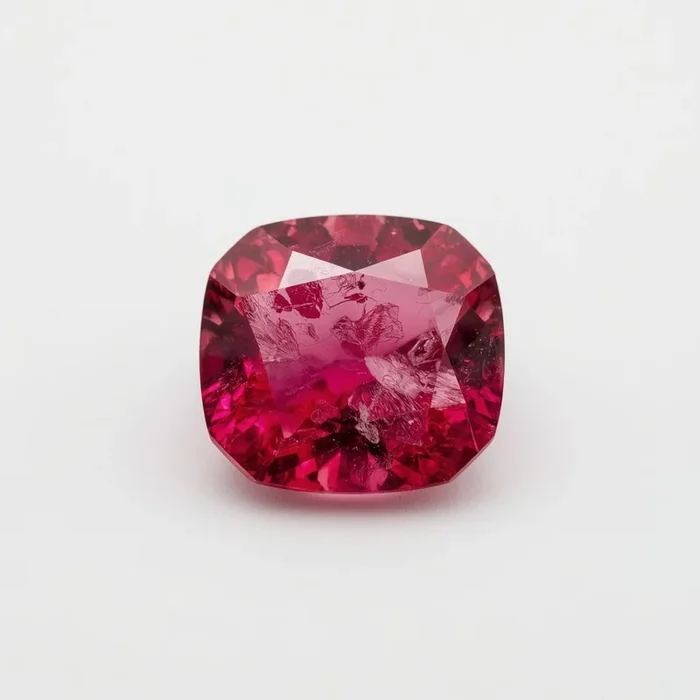 Ruby (GF) 1PC Tiny 5×5 MM Cushion Faceted Pink Sparkling Precious Loose Gemstone