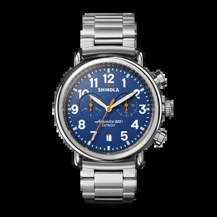 Runwell Chronograph Watch – Royal Blue
