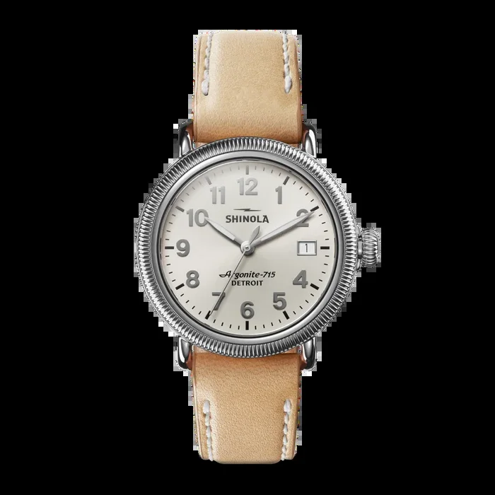 Runwell Coin Edge Watch – Silver