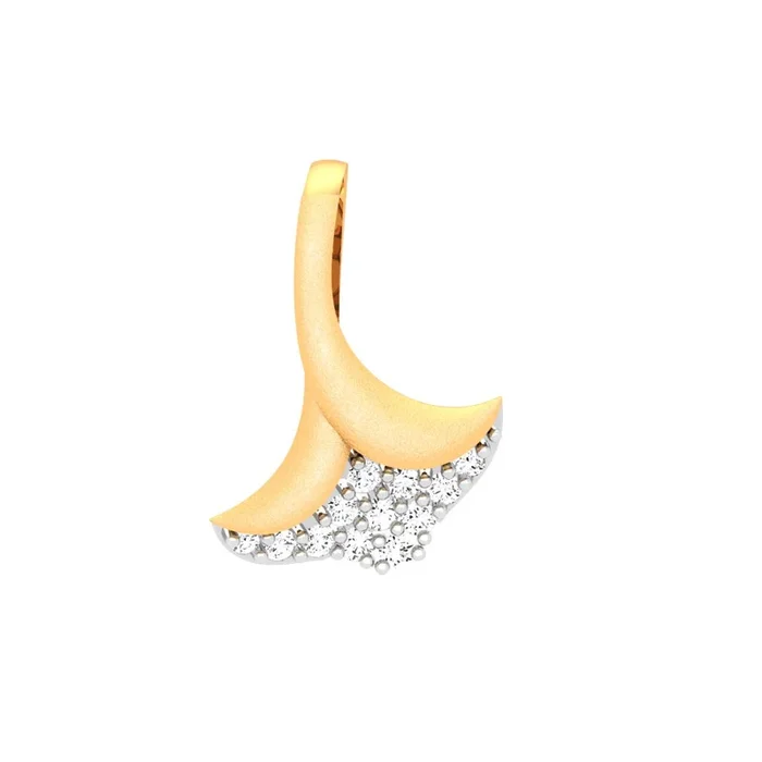 Sacred Flower 18k Diamond Pendant