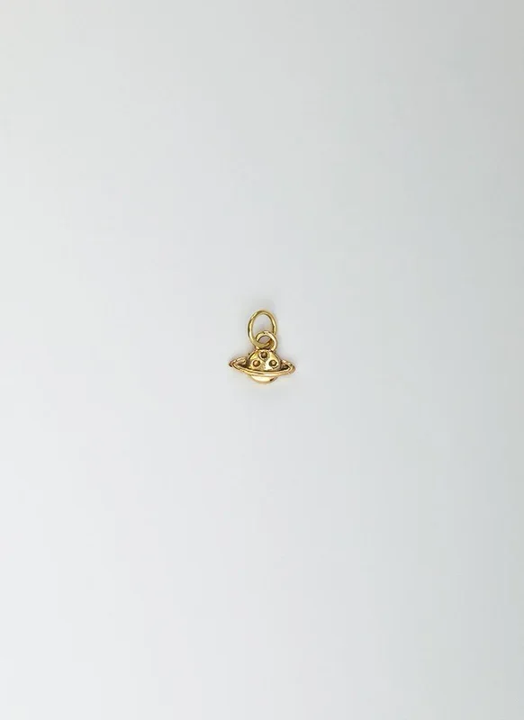 Saturn bedel 14k goud
