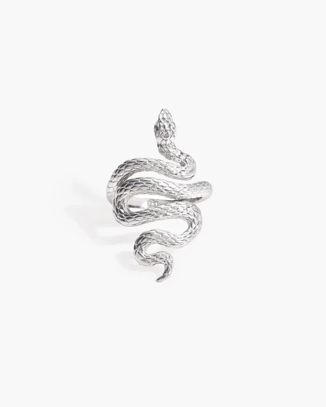 Schlangenring aus Silber