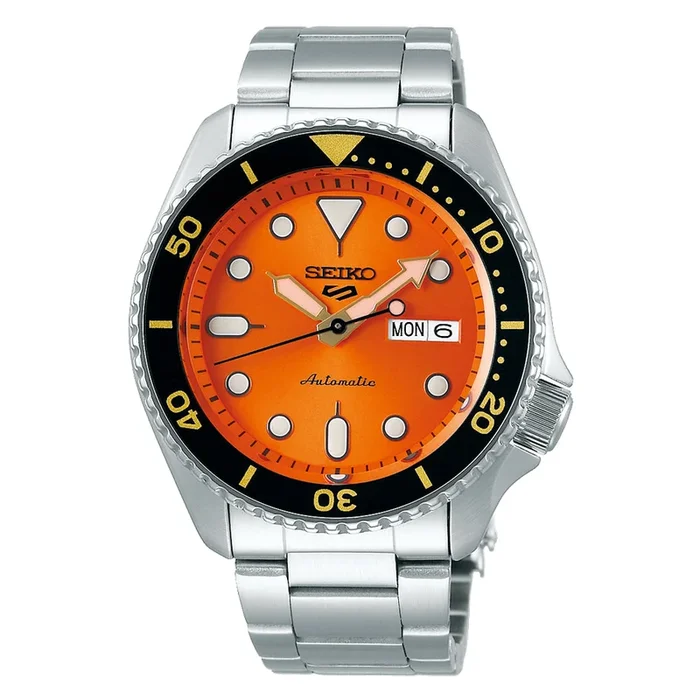 Seiko 5 Sports 42mm Automatic – Orange Dial, SRPD59