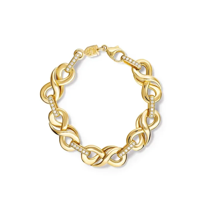 Serpent Geneve Bracelet Yellow Gold – Diamond