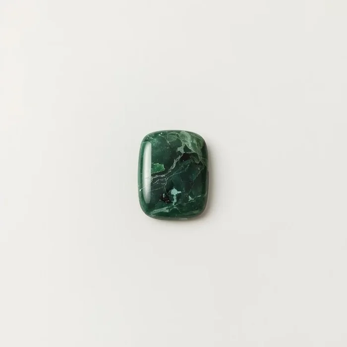 Serpentine 1PC Small 7×9 MM Emerald Cabochon Green Superior semi Precious Semi Precious Gemstone